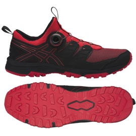 Asics Gel Fuji Rado M T7F2N-600 running shoes black red