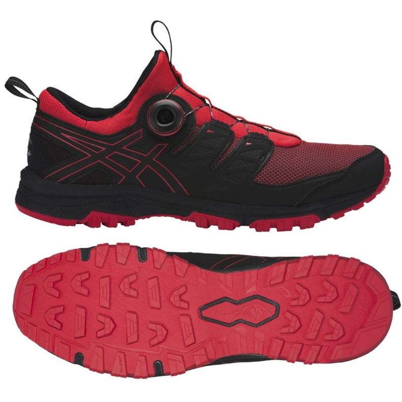 Asics Gel Fuji Rado M T7F2N-600 running shoes black red