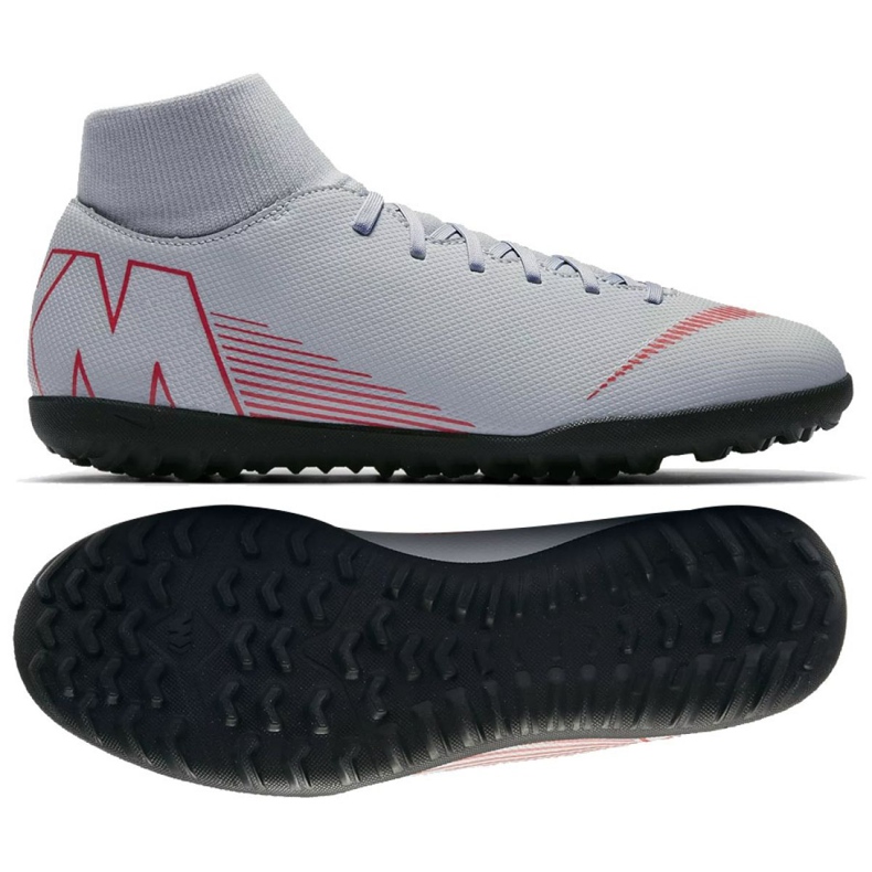 Nike Mercurial SuperflyX 6 Club Tf M AH7372-060 football shoes grey grey