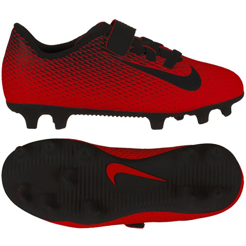 Nike Bravatia II V FG Jr 844434-601 football shoes red Nike Bravatia II V FG Jr 844434-601 football shoes red