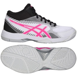 Asics Gel-Task Mt W B753Y-100 volleyball shoes white white