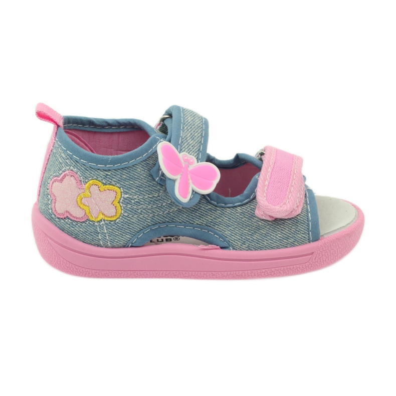 American Club Slippers, sandals, jeans American butterflies blue pink American Club Slippers, sandals, jeans American butterflies blue pink