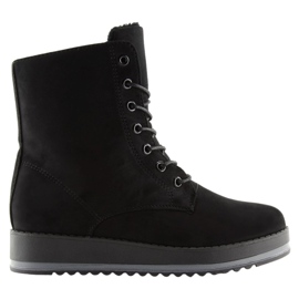 Black lace-up boots 6207 Black Black lace-up boots 6207 Black
