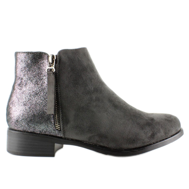 Shiny back 1546-89 Gray Jodhpur boots grey