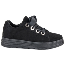 Black suede sneakers Black suede sneakers