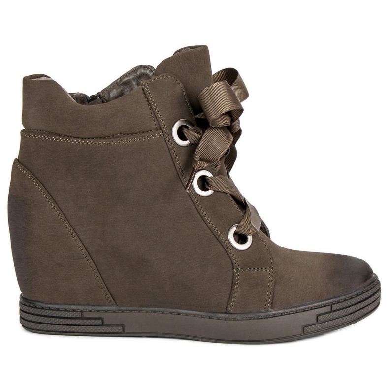 Dark green VINCEZA sneakers
