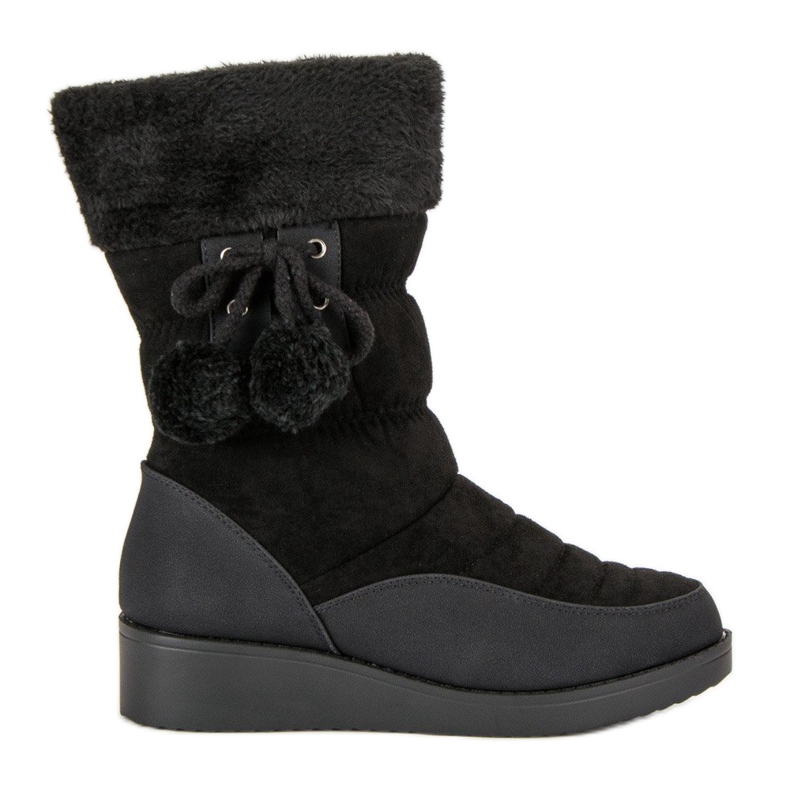 Seastar Black snow boots