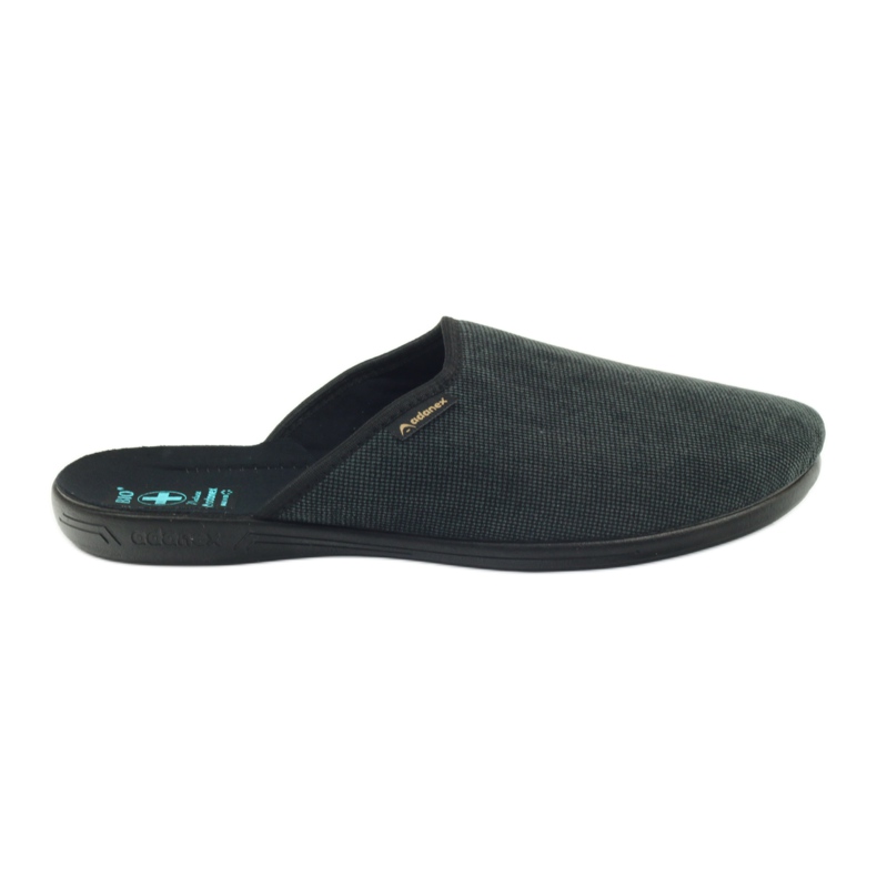 Adanex gray slippers black grey