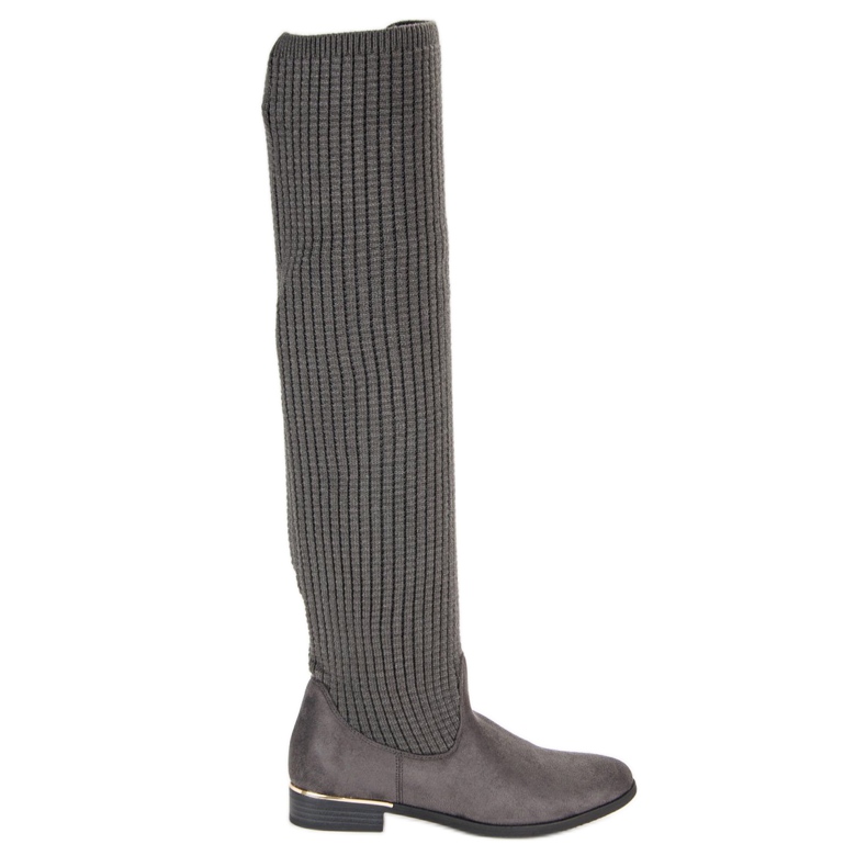 Super Me Fitted women's boots grey