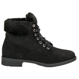 Seastar Suede Knotted Boots black