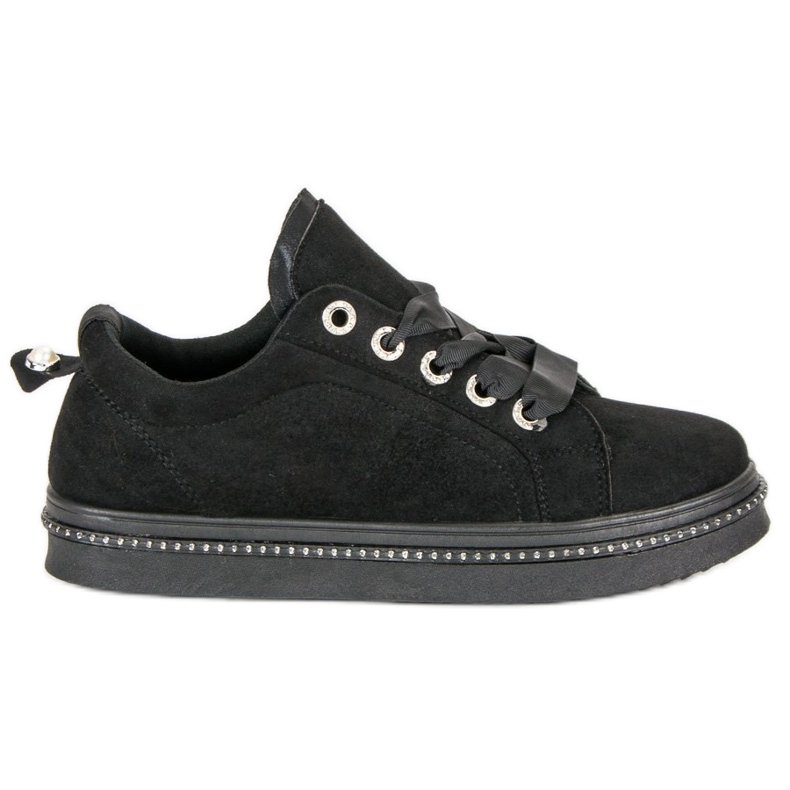 Fashion Suede Sneakers black