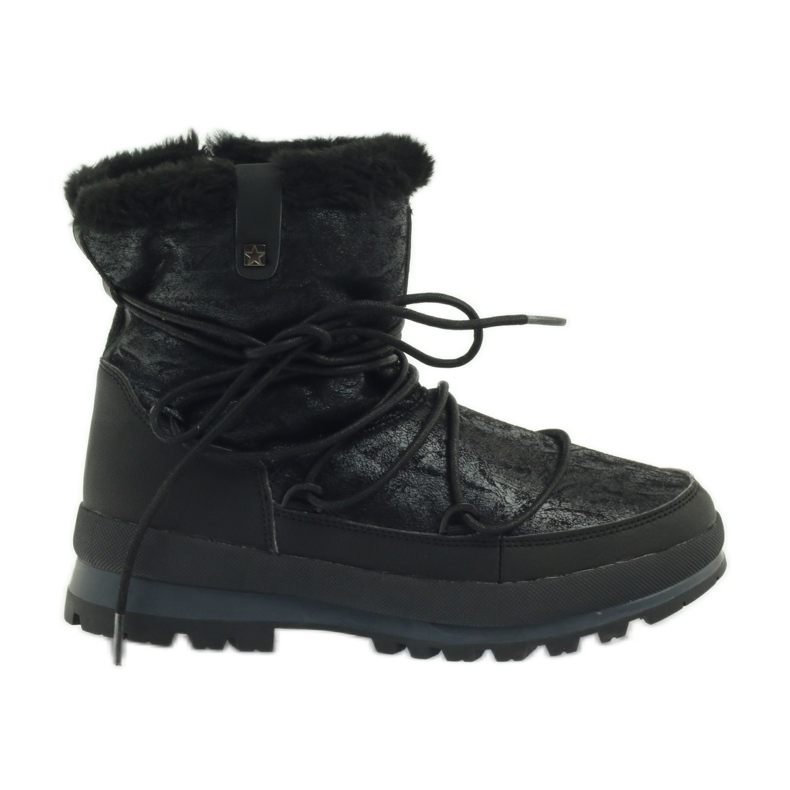 Comfortable snow boots BIG STAR 274624 black