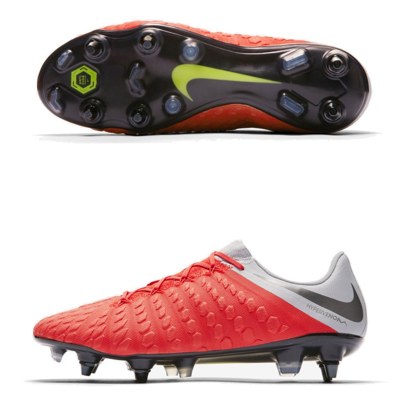 Nike Hypervenom 3 Elite Sg Pro Ac M AJ3810-600 football shoe red red