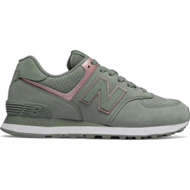 New Balance Wl574nbl Seed With Champagne Metallic green