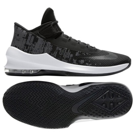 Basketball shoes Nike Air Max Infuriate 2 Mid M AA7066-001 black black Basketball shoes Nike Air Max Infuriate 2 Mid M AA7066-001 black black