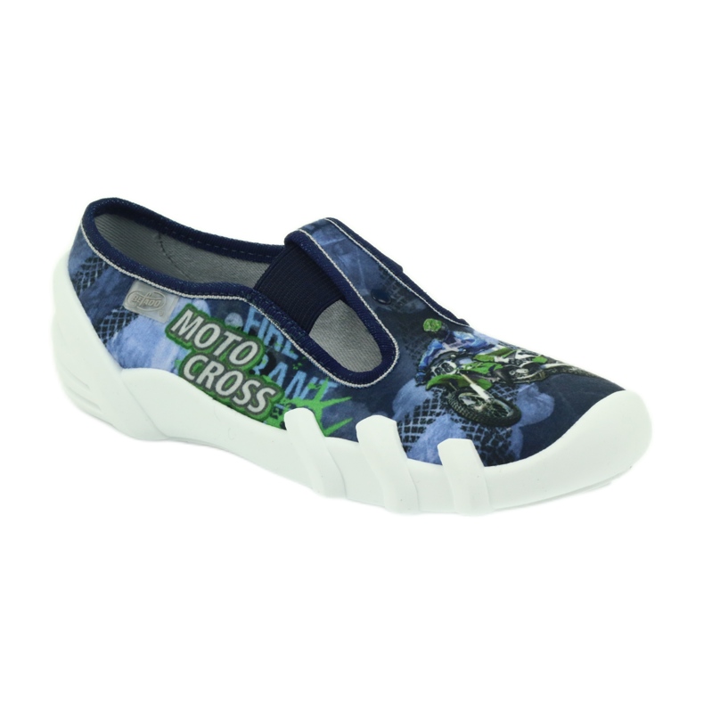 Befado children's shoes 290Y170 white blue Befado children's shoes 290Y170 white blue