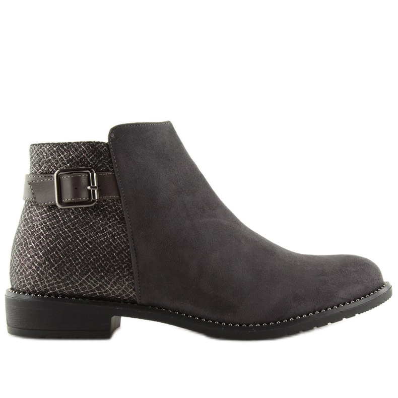 Gray Jodhpur boots for women 3118 Gray grey