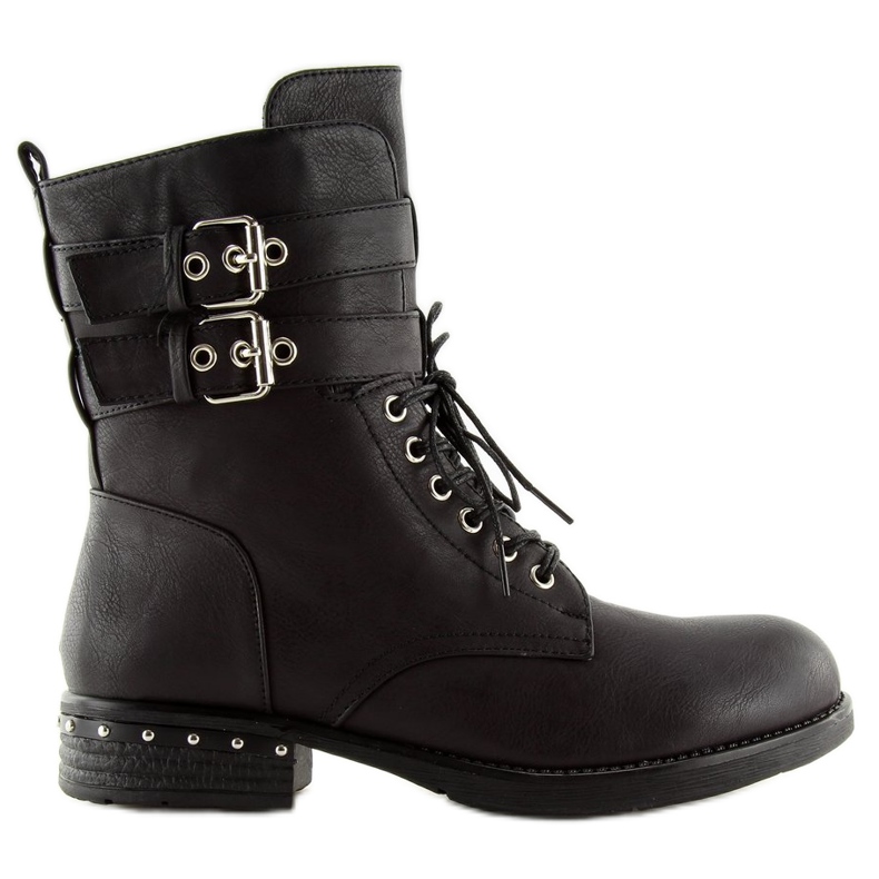 Black boots workery black 977-PA Black