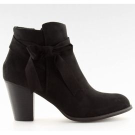 Black high-heeled boots 863-GA Black Black high-heeled boots 863-GA Black