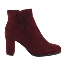 Sergio Leone 546 burgundy boots multicolored