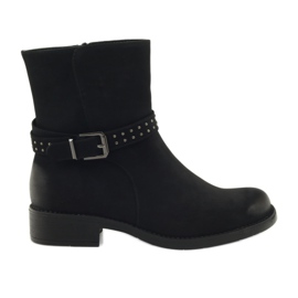 Black Sergio Leone 500 zipper boots