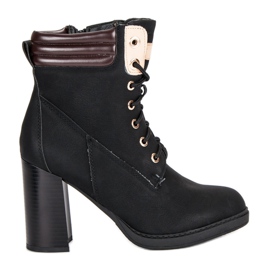 Bello Star Black workery boots Bello Star Black workery boots