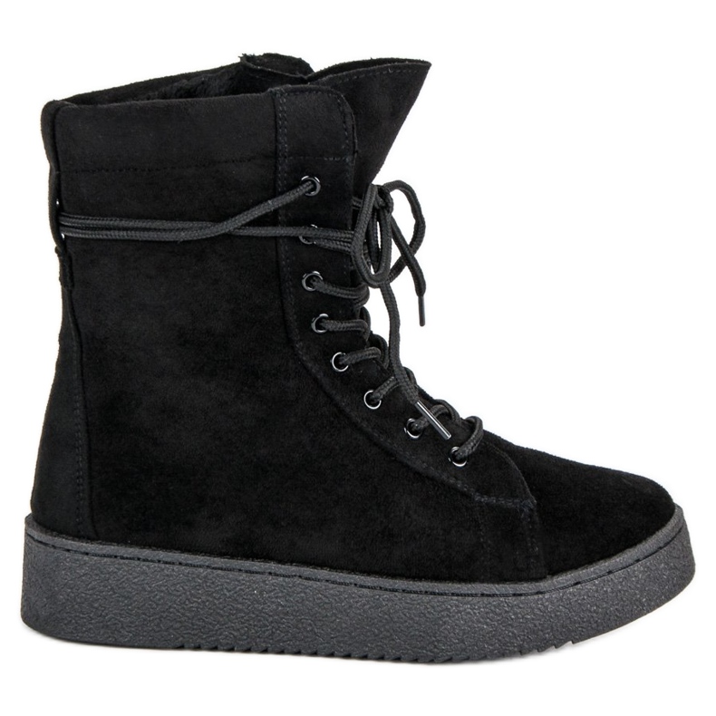 Bello Star Suede snow boots black
