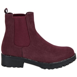 Seastar Casual Jodhpur boots black red