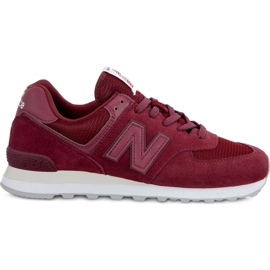 New Balance Ml574etd Burgundy red