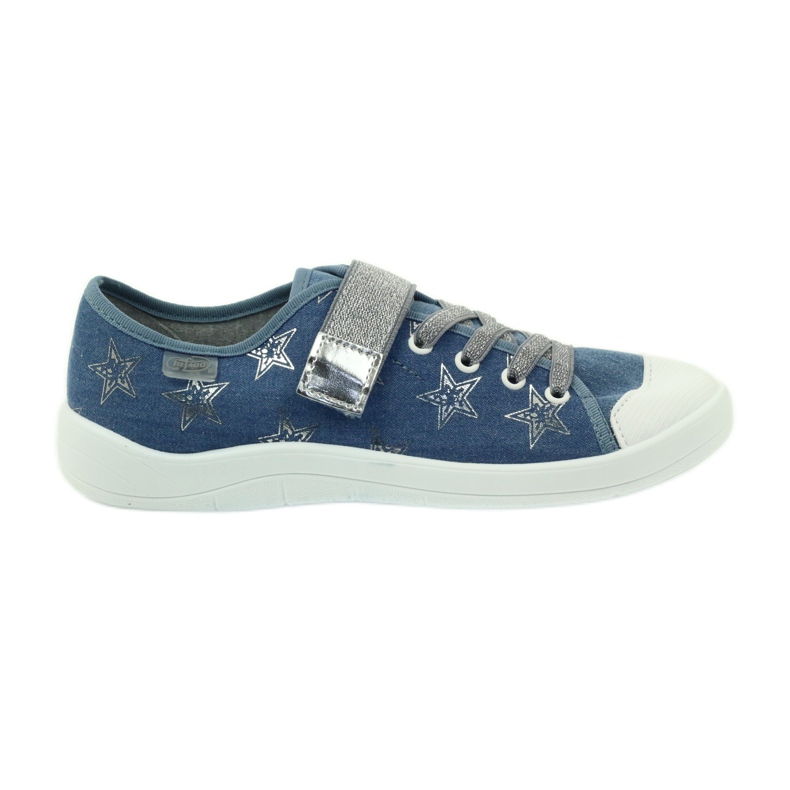 Befado children's shoes sneakers slippers 251Q094 blue grey