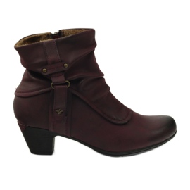 Maroon boots super comfortable Aloeloe multicolored red