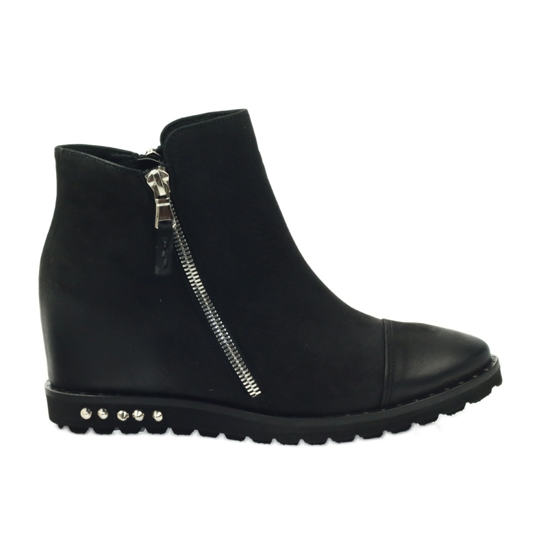 Black Wedge boots Edeo 3137