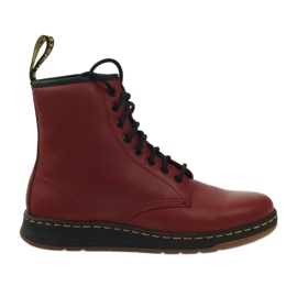 dr martens newton cherry red