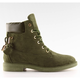 Timber boards with padlock green J-8686 green