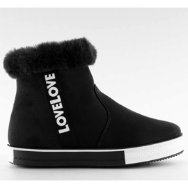 Black ankle-high sneakers NB252P Black ankle-high sneakers NB252P