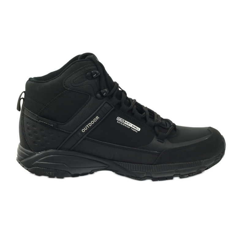 DK 1751 black softshell trekking shoes
