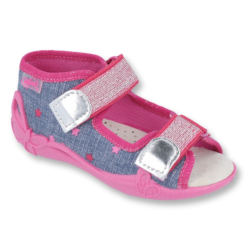 Befado children's shoes 242P084 pink navy blue