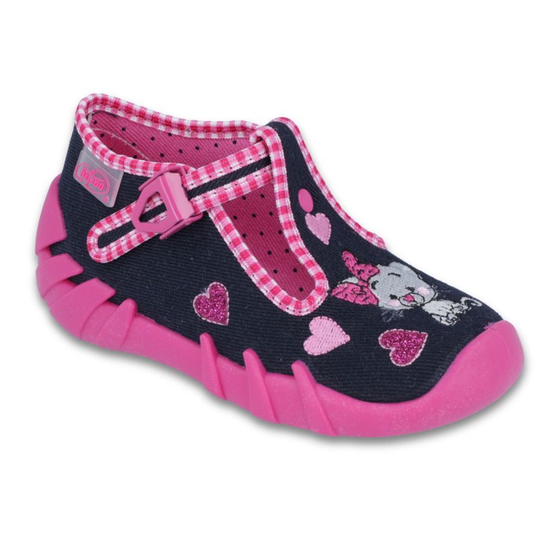 Befado children's shoes 110P330 pink navy blue Befado children's shoes 110P330 pink navy blue