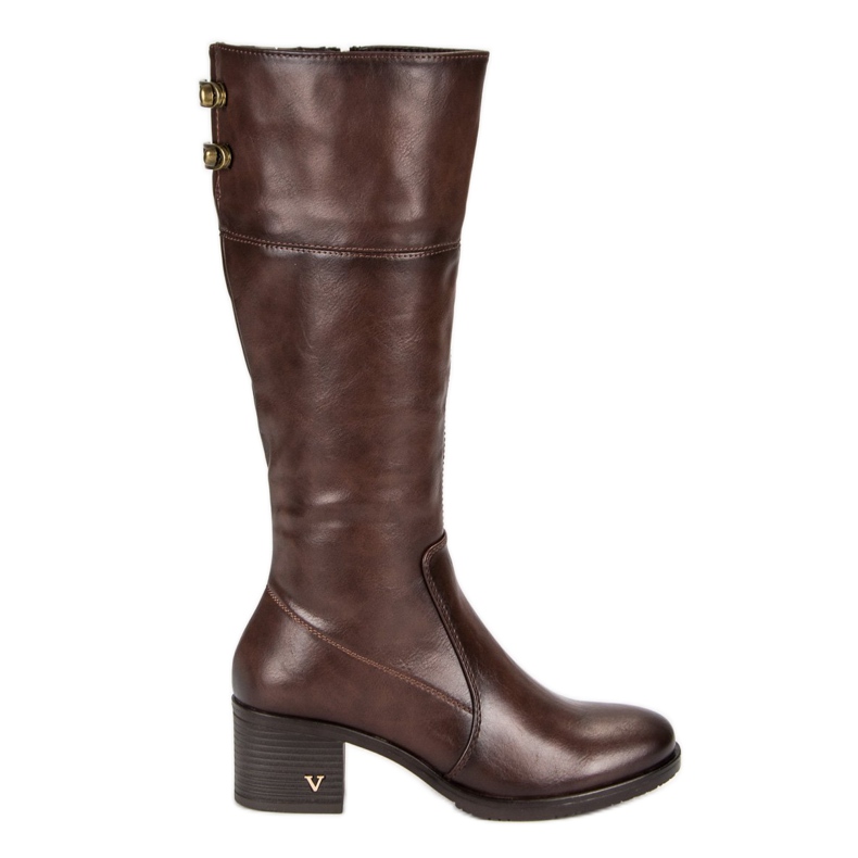 Brown vinceza high heels