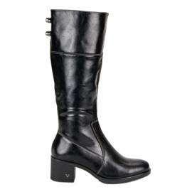 Black VINCEZA high heel boots