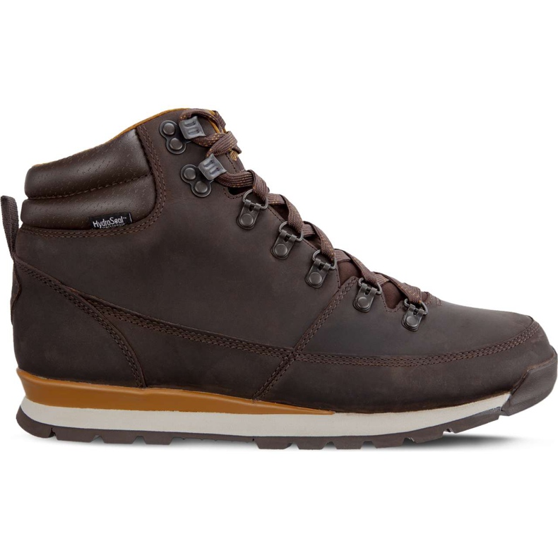 The North Face Men's Back To Berkeley Redux Leather 090 Chocolate Brown Golden Brown