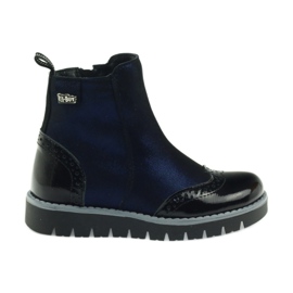 Black boots Ren But 3313 insulated navy blue