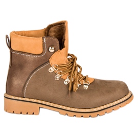 Ladies' brown hiking boots Ladies' brown hiking boots