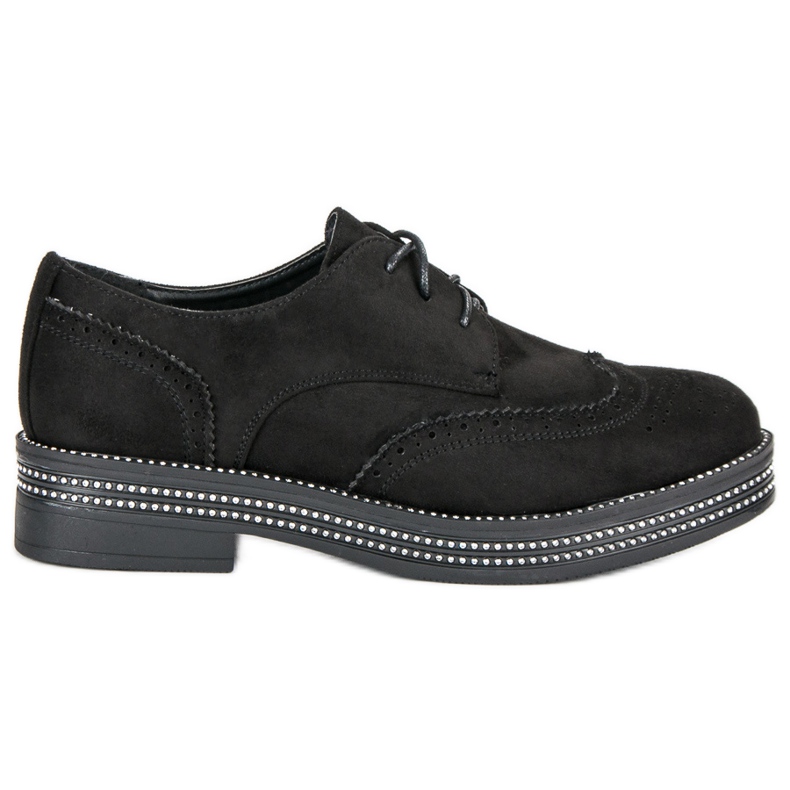 Seastar Fashionable suede shoes black