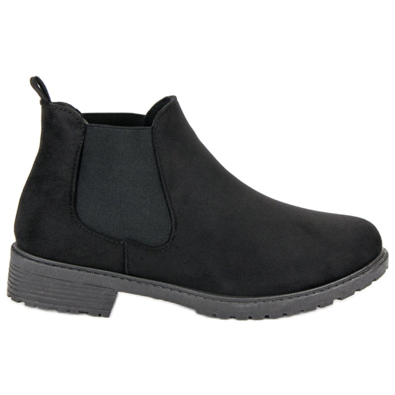 Low Chelsea boots black