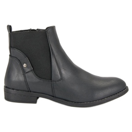 Groto Gogo Comfortable Booties Jodhpur boots black