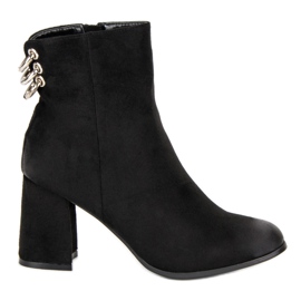 Stylish boots on the VINCEZA post black