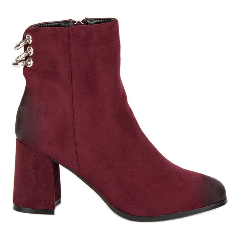 Stylish boots on the VINCEZA post red