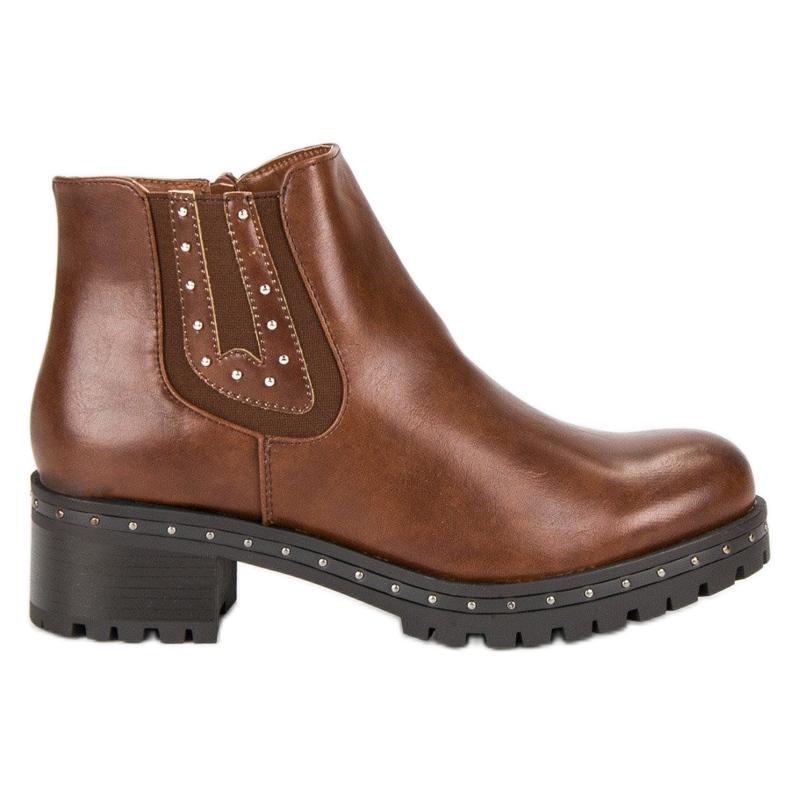 Anesia Paris Jodhpur boots with high heels black brown Anesia Paris Jodhpur boots with high heels black brown
