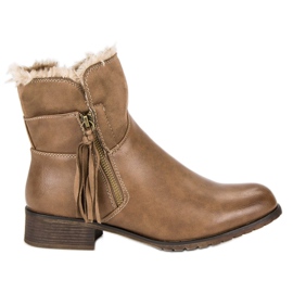 Forever Folie Warm women's boots brown